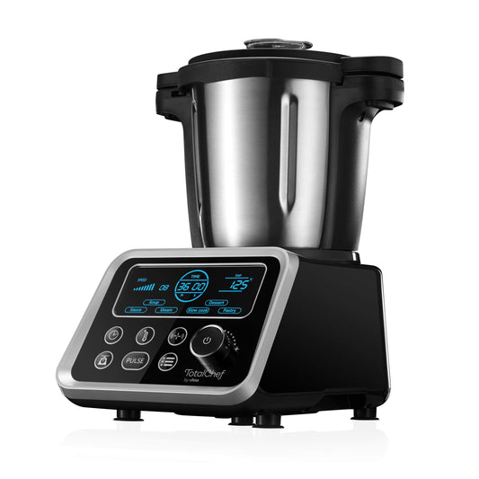 Ufesa Totalchef RK5 virtuves iekārta ar vārīšanu, dažādi vārīšanas programmas, 1700 W jauda, LCD displejs, karafe ar 3,5 l ietilpību, iekļauts receptes grāmata PDF, BPA brīva
