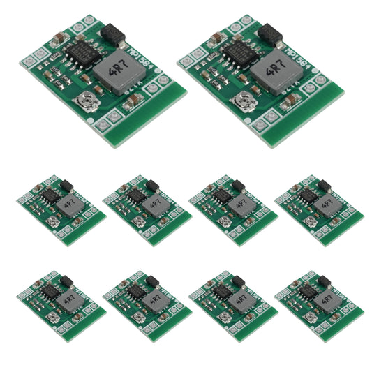 Sprieguma pārveidotājs MP1584EN 10 gab. DC-DC buck converter modulis 3A regulējams 4,5-28V uz 0,8-20V mini step down modulis Arduino DIY