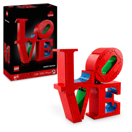 Lego Art Love 31214 - pieaugušajiem, mājas dekors, romantiska Valentīndienas dāvana, radoša aktivitāte mākslas cienītājiem