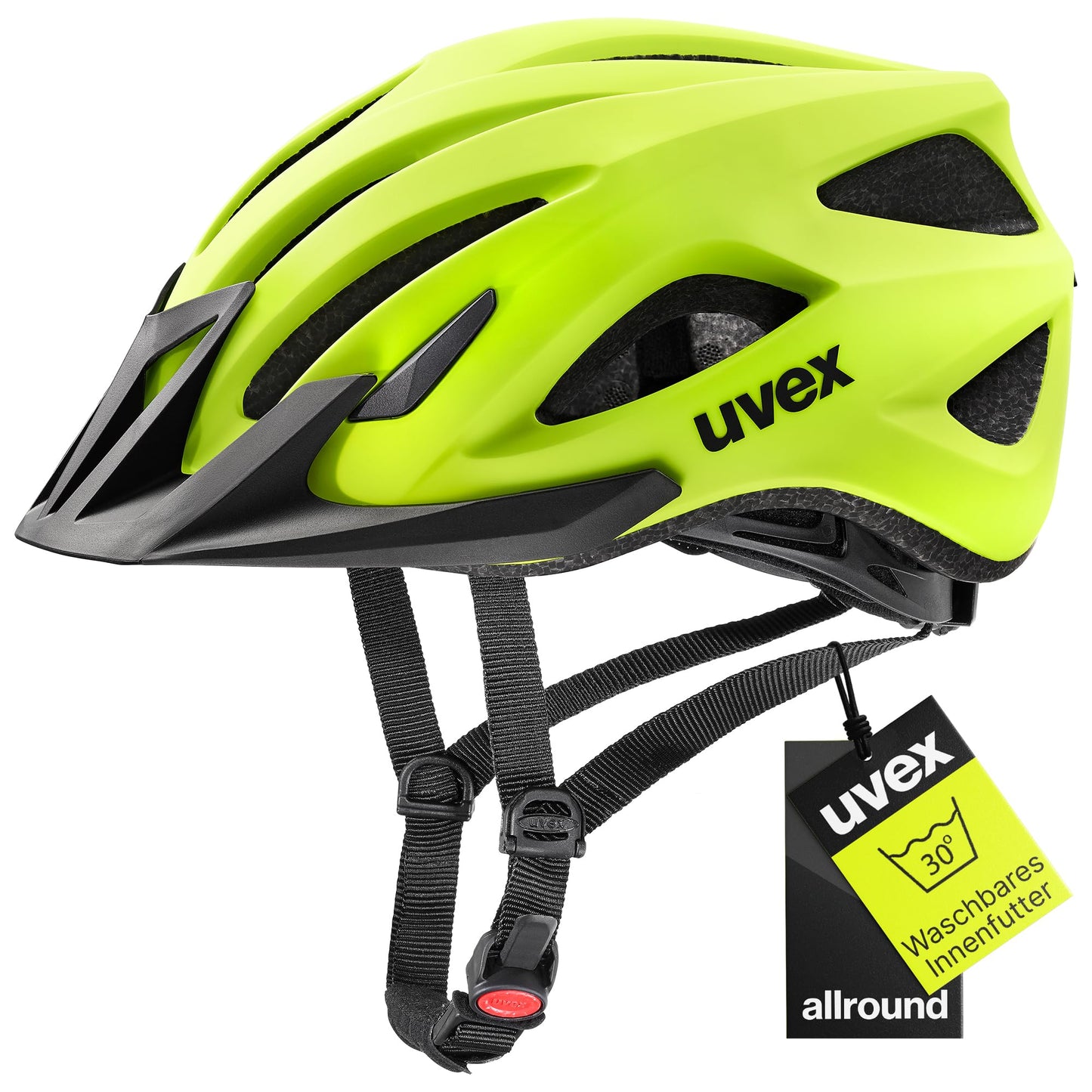 Velosipēda ķivere uvex Viva 3, neon Yellow matēta, 56-62 cm
