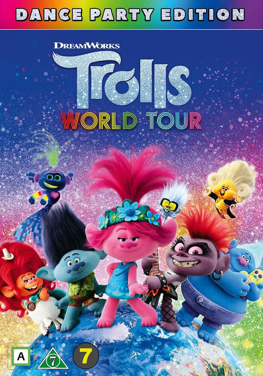 Universal Sony Pictures Nordic SF Studios Trolls World Tour DVD Dāņu, Angļu, Somu, Norvēģu, Zviedru