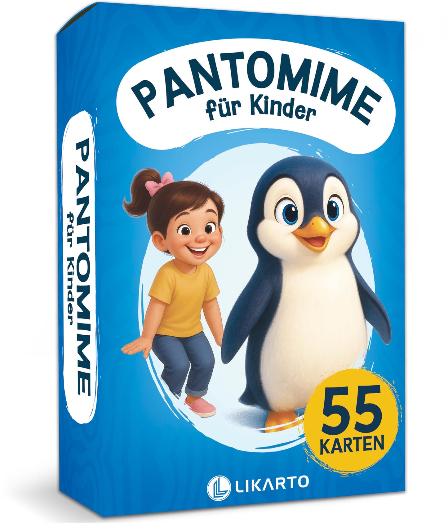 Pantomīmas spēle bērniem LIKARTO® – jautra ģimenes un minēšanas spēle