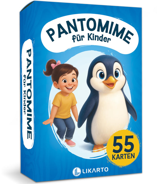 Pantomīmas spēle bērniem LIKARTO® – jautra ģimenes un minēšanas spēle