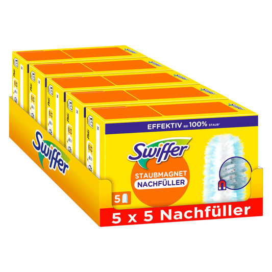 Putekļu slotiņas uzpilde Swiffer, 25 drāniņas