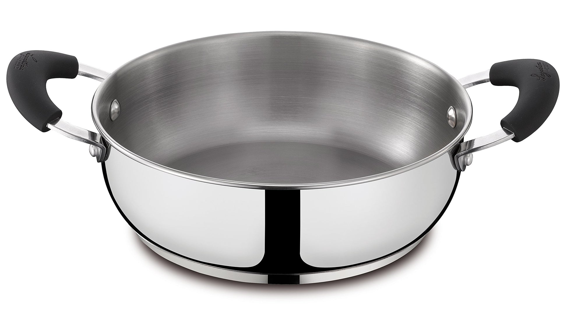 Lagostina Gioiosa saucepan - 24 cm, 3.3 L, stainless steel, two handles, ideal for cooking and serving.