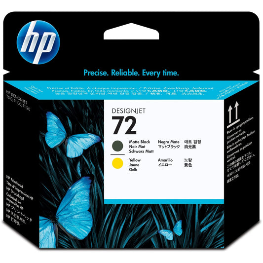 HP 943PRZ7 DesignJet drukas galviņa - matēti melnā un dzeltenā krāsā, saderīga ar HP DesignJet T sērijas printeriem