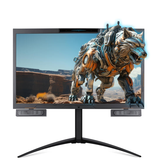 SpatialLabs PSV27-2 spēļu monitors - 27" 4K, 160Hz, 5ms, DP 1.4, HDMI 2.1, USB-C, augstuma regulēšana, AMD FreeSync Premium