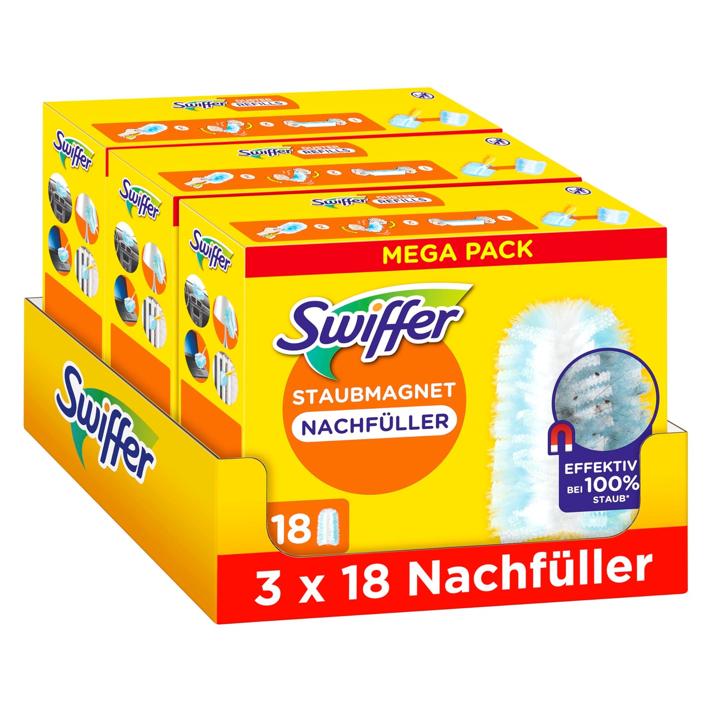 Swiffer putekļu slotiņas uzpildes, 54 salvetes