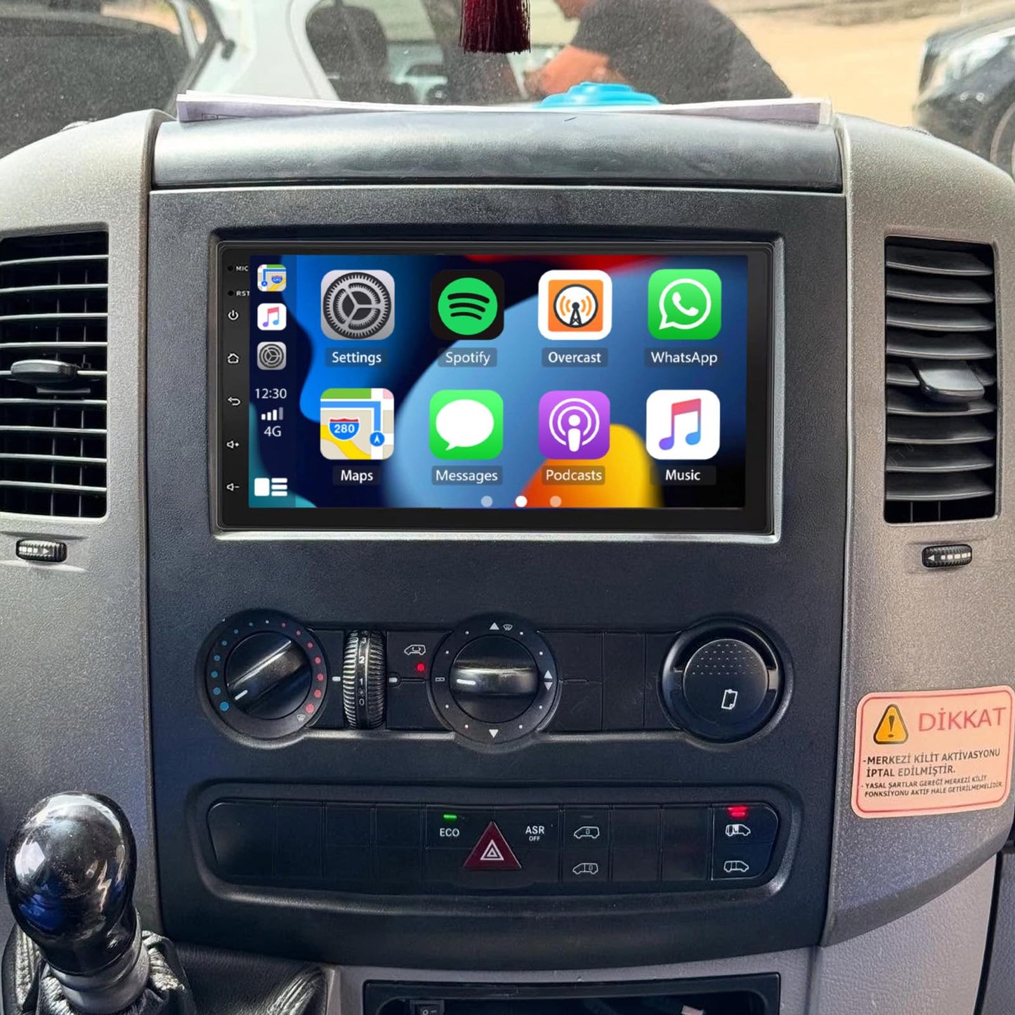Android autoradio stereo Mercedes Benz Sprinter 2006-2018, 2 DIN, Android 14, 7 collu skārienekrāns