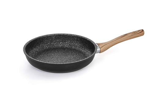 Barazzoni Granitica Extra Induction panna Ø32 cm - Eco koks rokturis, 5 slāņu Marmotech, akmens izskats, ražots Itālijā