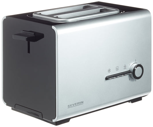 Severin AT 2519 automātiskais tosteris 900 W, sudraba/melns