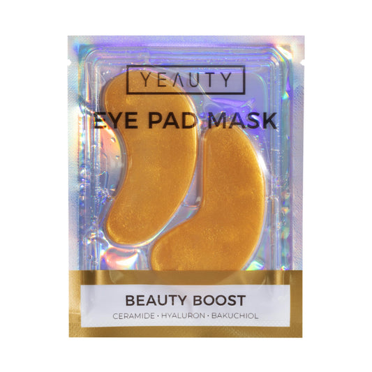 Acu maskas YEAUTY Beauty Boost Eye Pad Mask ar hialuronskābi un bakuciolu