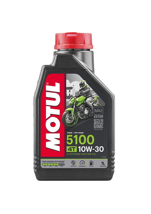 Motul 104062 5100 4T, 10 W-30, 1 L