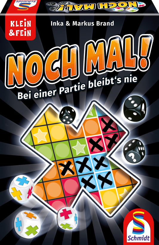 Galda spēle Schmidt Spiele 49327 Noch mal, kubiņu spēle no sērijas Klein & Fein, no 8 gadiem