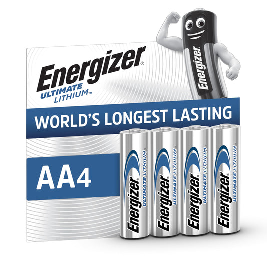 Energizer Ultimate Lithium AA baterijas, 4 gab.