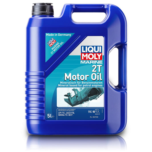 LIQUI MOLY Jūras 2T Motoru eļļa | 5 L | Laivu 2-taktu eļļa | Art.-Nr.: 25020