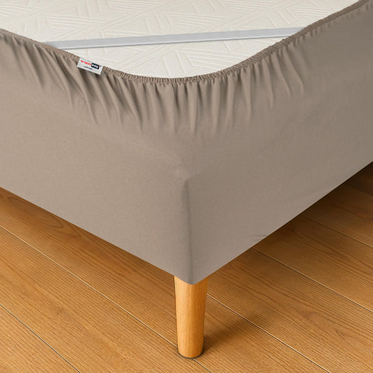 Boxspring gultas pārvalks Wrappybag 180 x 200 ar gumijām, Taupe, 6 izmēri