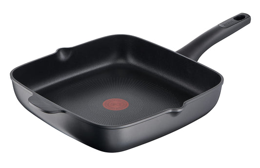 Tefal Ultimate dziļā četrstūra cepšanas panna - alumīnija, indukcijai, nelipīgs pārklājums, termo signāls, viegla tīrīšana