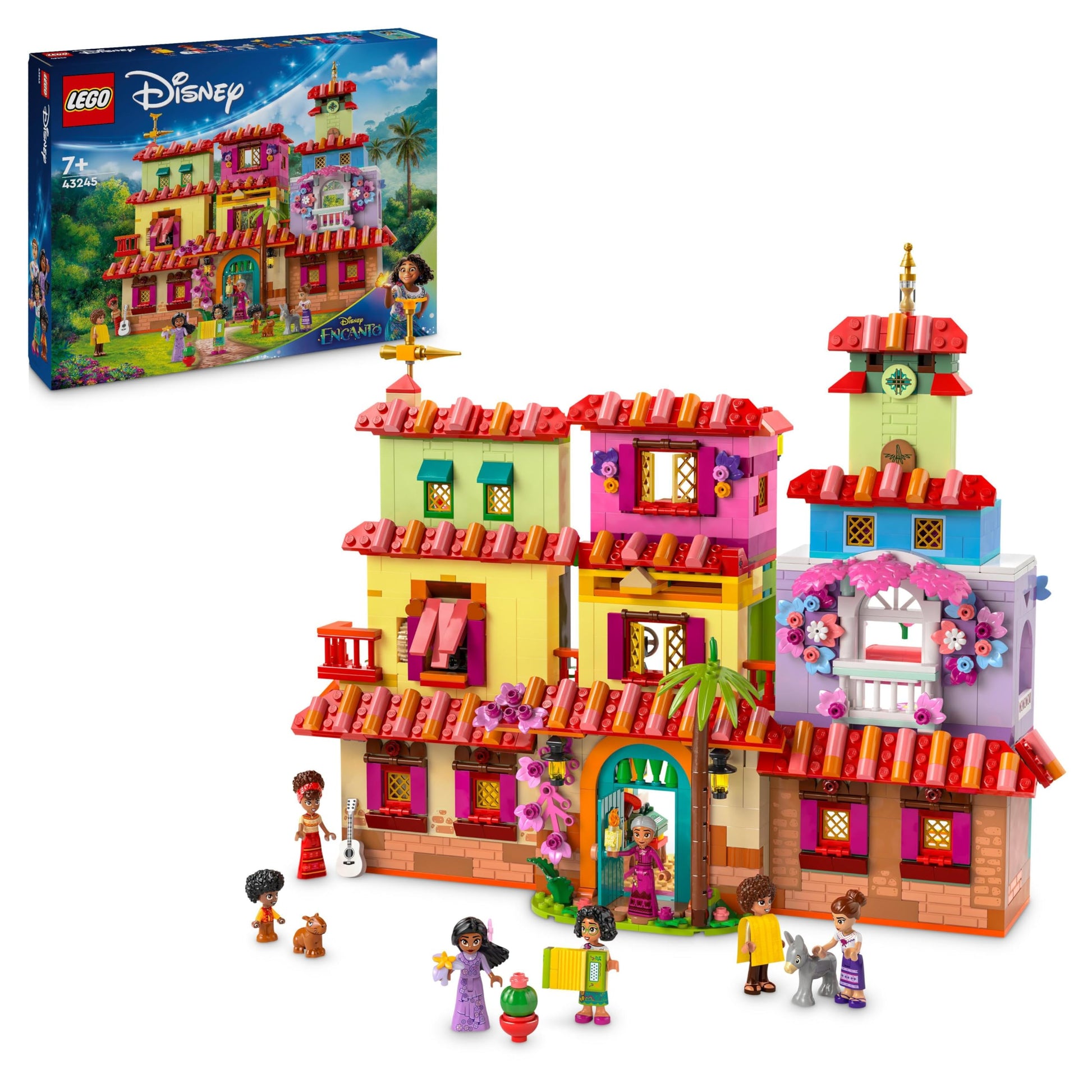 LEGO Disney Encanto Madrigal House - Building toy with Mirabel figure, perfect for kids aged 7 and up.