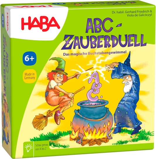 Bērnu mācību spēle HABA ABC Zauberduell, burtu un alfabēta apgūšanai, no 6 gadiem, 1004912001