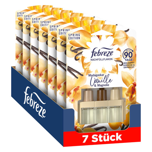 Gaisa atsvaidzinātāja uzpildes 7x Febreze 3Volution, vaniļas aromāts telpām