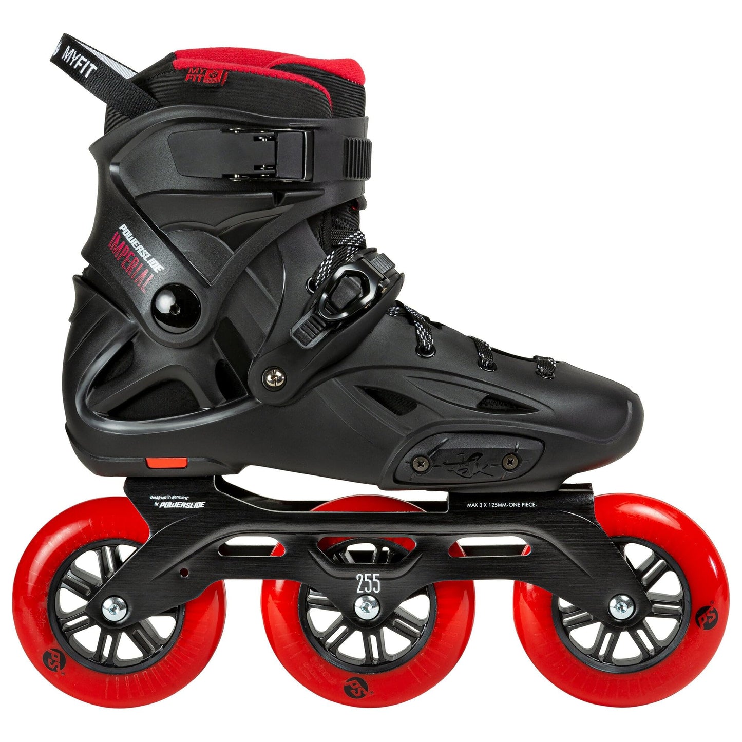 Powerslide inline skrituļslidas Imperial Black Red 110, urban un fitness, sievietēm un vīriešiem