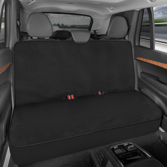 Ūdensnecaurlaidīgs aizmugurējā sēdekļa pārvalks Motor Trend BDK AquaShield, polsterēts neoprēns, melns, bērniem un suņiem, universāls automašīnām, kravas auto, furgoniem un SUV