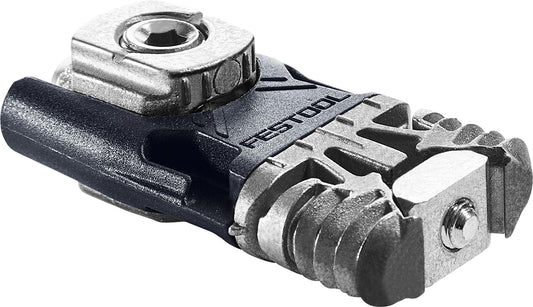 Festool stūra savienotājs KV D8/50 - ar izplešanās enkuru, M4 skrūvi, plastmasas apvalkiem, šķērsenku ar vītņotu tapu