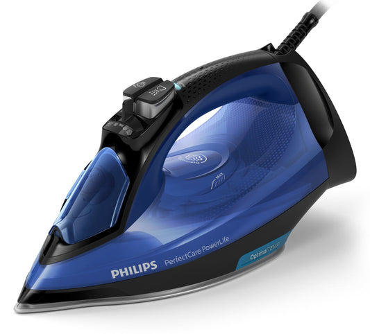 Philips GC3920/20 gludeklis - 2500W, bez pagriežama regulatora, zils, efektīva tvaika gludināšana.