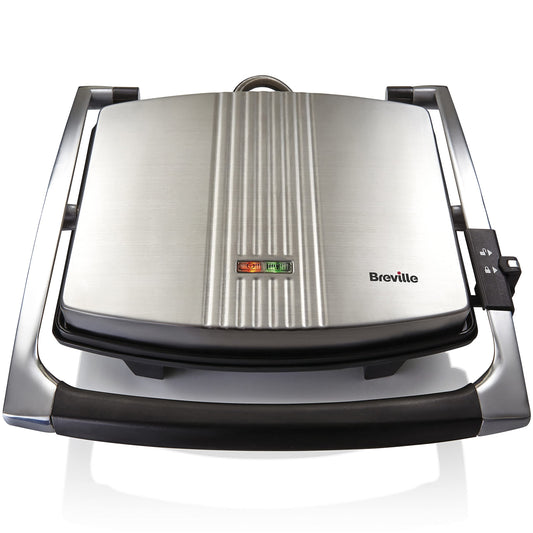 Breville sendviču/panini prese un tosteris | 4 šķēles | Nerūsējošais tērauds [VST026X]