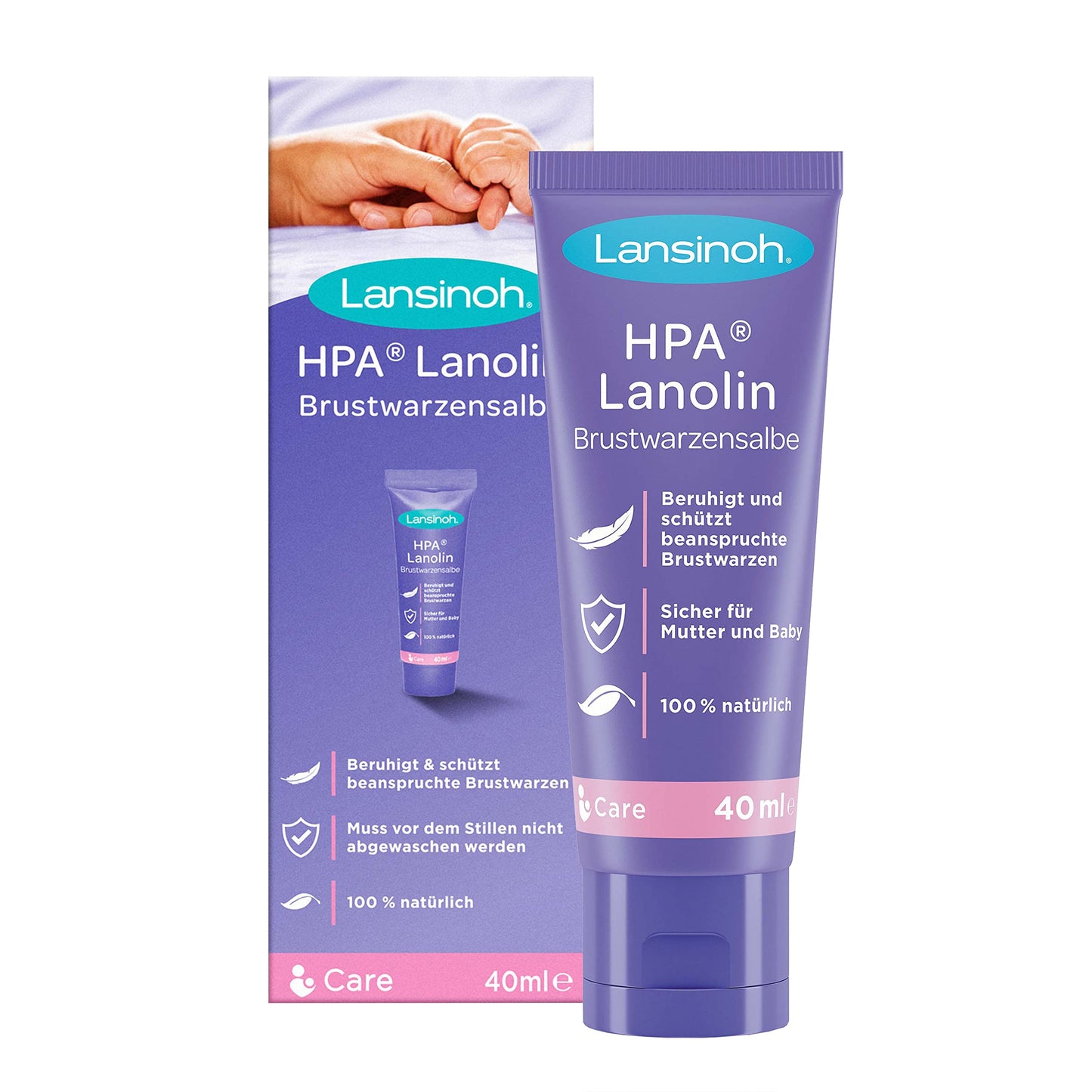 Krūšu galu lanolīna ziede Lansinoh 99302 HPA, 40 ml