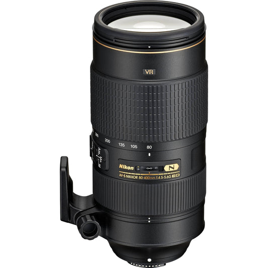 14. Nikon AF-S NIKKOR 80-400 mm 1:4,5-5,6G ED VR objektīvs (77mm filtra vītne)