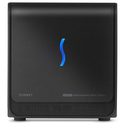 SoNNeT eGFX Breakaway Box 750ex - 750W power, Thunderbolt 3, supports multiple GPU slots for enhanced graphics performance.