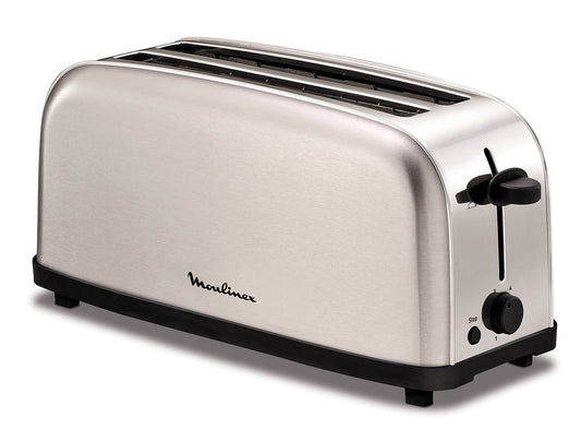 Moulinex Classic 2 Reb – Toasteris, jauda 1400 W, nerūsējošais tērauds, pelēks