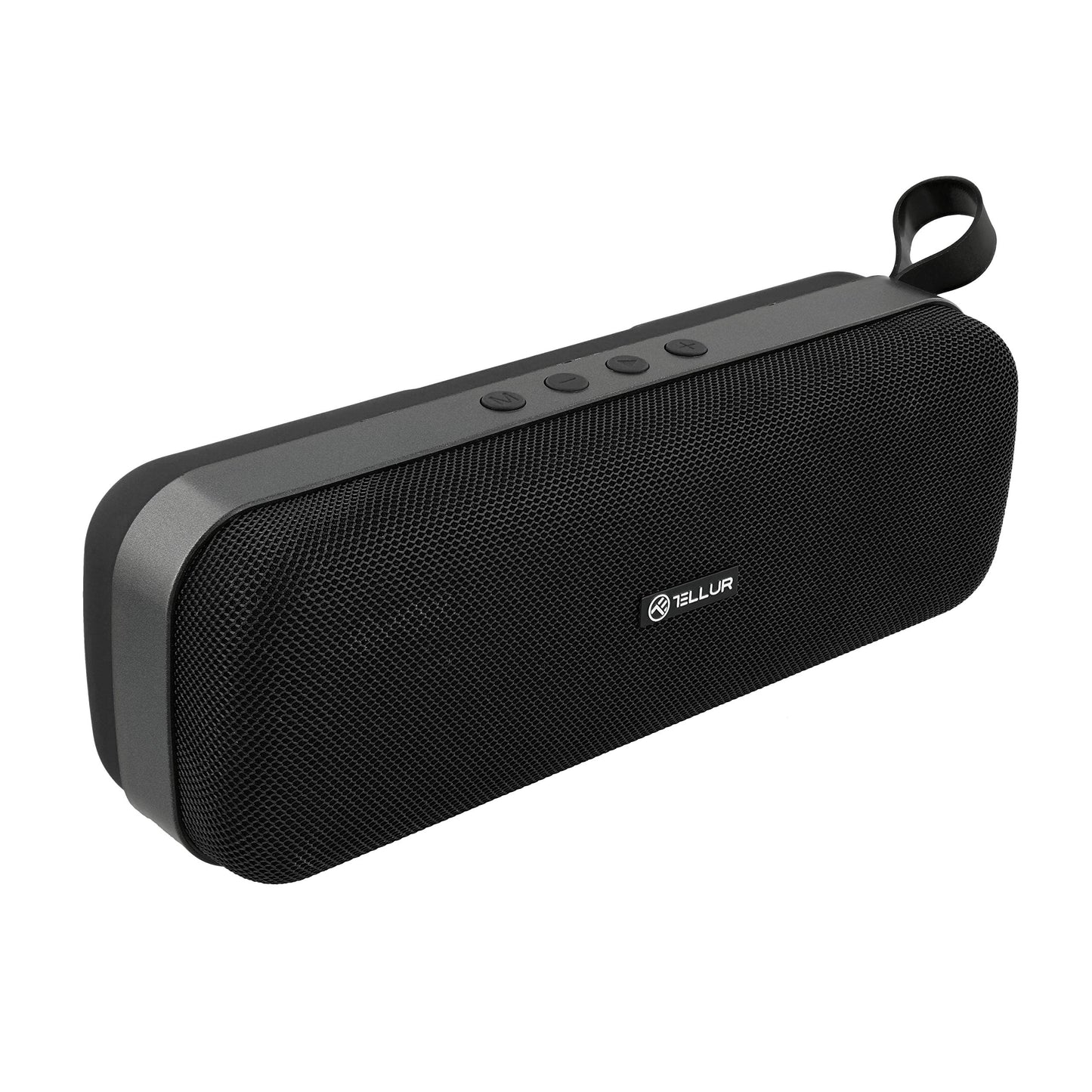 TELLUR Loop Bluetooth skaļrunis ar radio, 10W, kompakta mūzikas kaste Bluetooth ar patiesu bezvadu stereo, radio Bluetooth kaste, brīvroku funkcija, USB, MicroSD/TF slots, AUX ligzda 3,5 mm, BT 5.0