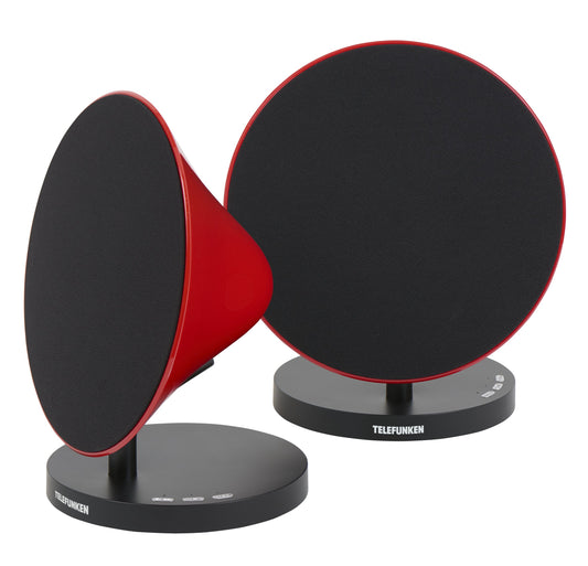 Telefunken BS1012ST Bluetooth skaļruņu pāris (stereo, AUX ieeja, brīvroku funkcija, iebūvēta akumulators)