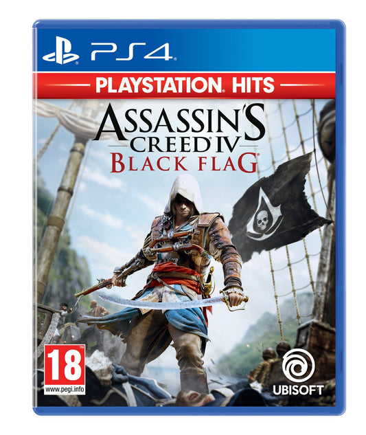 Assassin's Creed Playstation Hits Melnais karogs (PS4)