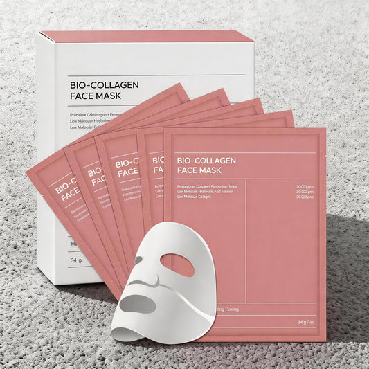 Bio-Collagen Real Deep Mask, dziļi mitrinoša nakts maska, 5 gab.