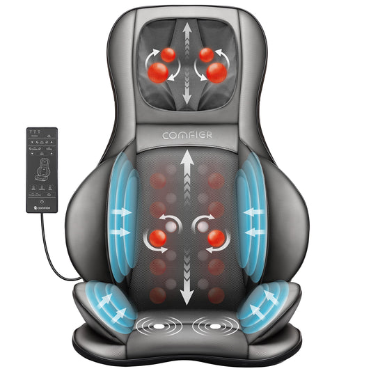 Shiatsu masāžas sēdekļa pārvalks COMFIER ar sildīšanu
