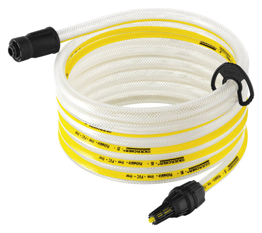 Kärcher 26431000 sūkšanas šļūtene un filtrs augstspiediena mazgātāja piederumiem, 5 m, balta, dzeltena