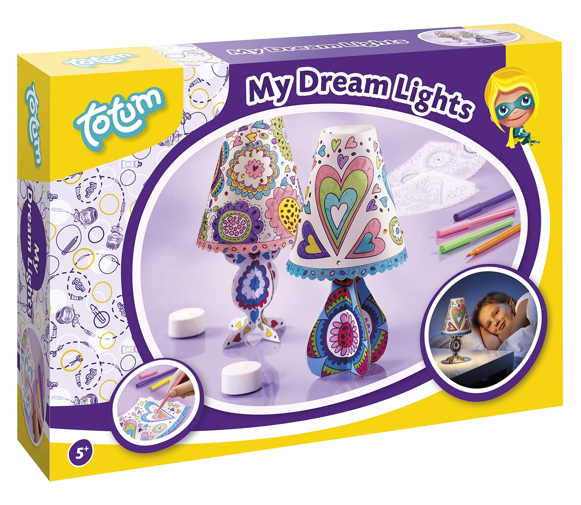 Totum Creativity IZVEIDO savu NAKTSGAISMU - Customizable night light with creative design elements.