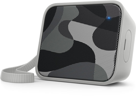 Philips BT110C PixelPop pārnēsājamais mini Bluetooth skaļrunis (ūdensizturīgs, 8 stundu akumulators) kamuflāža