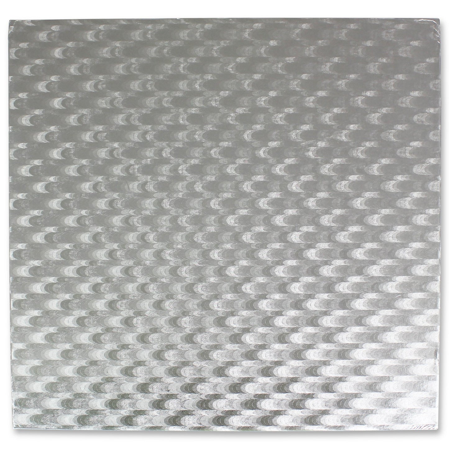 Kūkas pamatne PME GE882, kvadrātveida, 25 cm (10 collas), 11 mm bieza, sudraba krāsā
