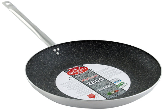 Ballarini lēna panna - 40 cm diameter, professional granite, single handle, ideal for cooking and frying.