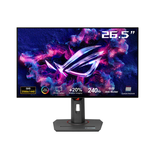 ASUS ROG Strix OLED XG27AQDMG - 27" WQHD gaming monitor, 240Hz, 0.03ms GtG, G-Sync, FreeSync, DisplayHDR 400, 10-bit OLED