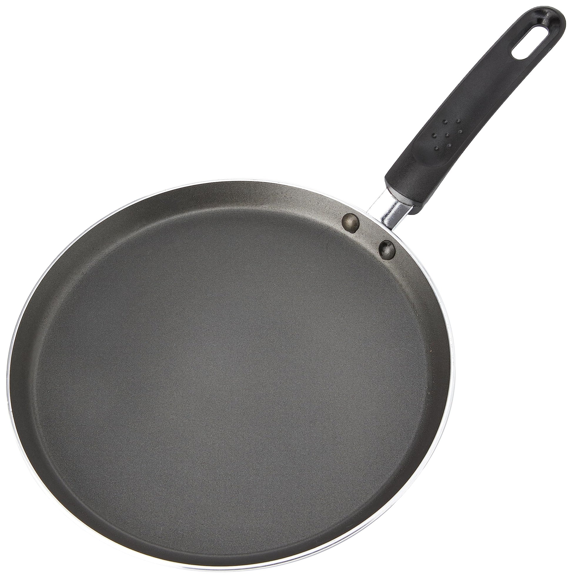 MasterClass pankūku forma - 24 cm, melna, nelipīgs pārklājums, piemērota indukcijai, ar uzdrukātu recepti
