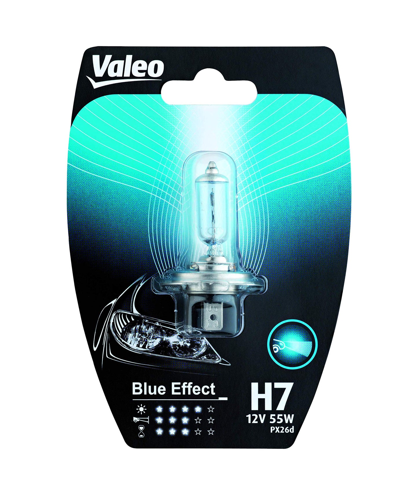 Valeo halogēna spuldze, H7-Blue Effect-Blister x1, 32520