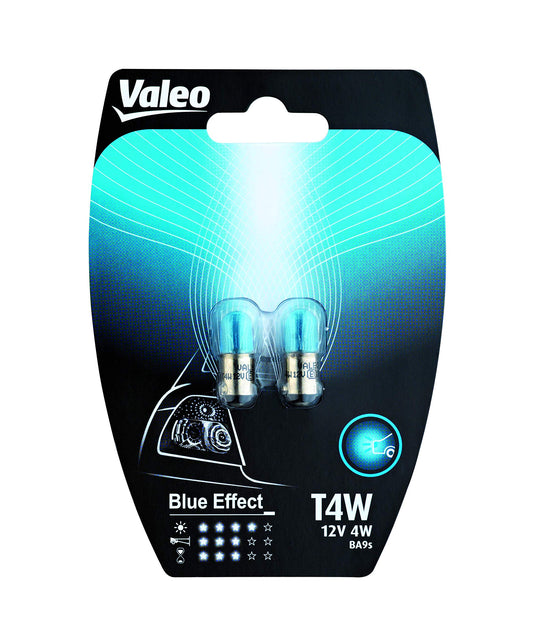VALEO 32132 Halogēna spuldze T4W Zilais efekts Blister x2 2 gabali