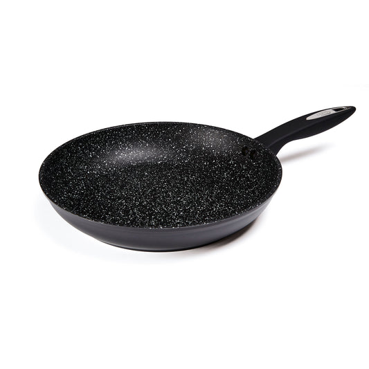 Zyliss Ultimate 28cm Induction Frying Pan - Non-stick, cast aluminum, dishwasher safe, 10-year warranty, no oil needed.