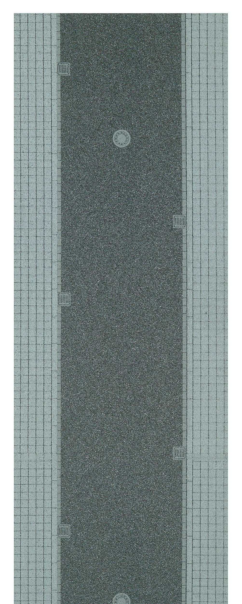 Modeļu dzelzceļa iela ar ietvi Busch BUE8138 N Stadtstrasse Mit Gehweg, Small, Grau